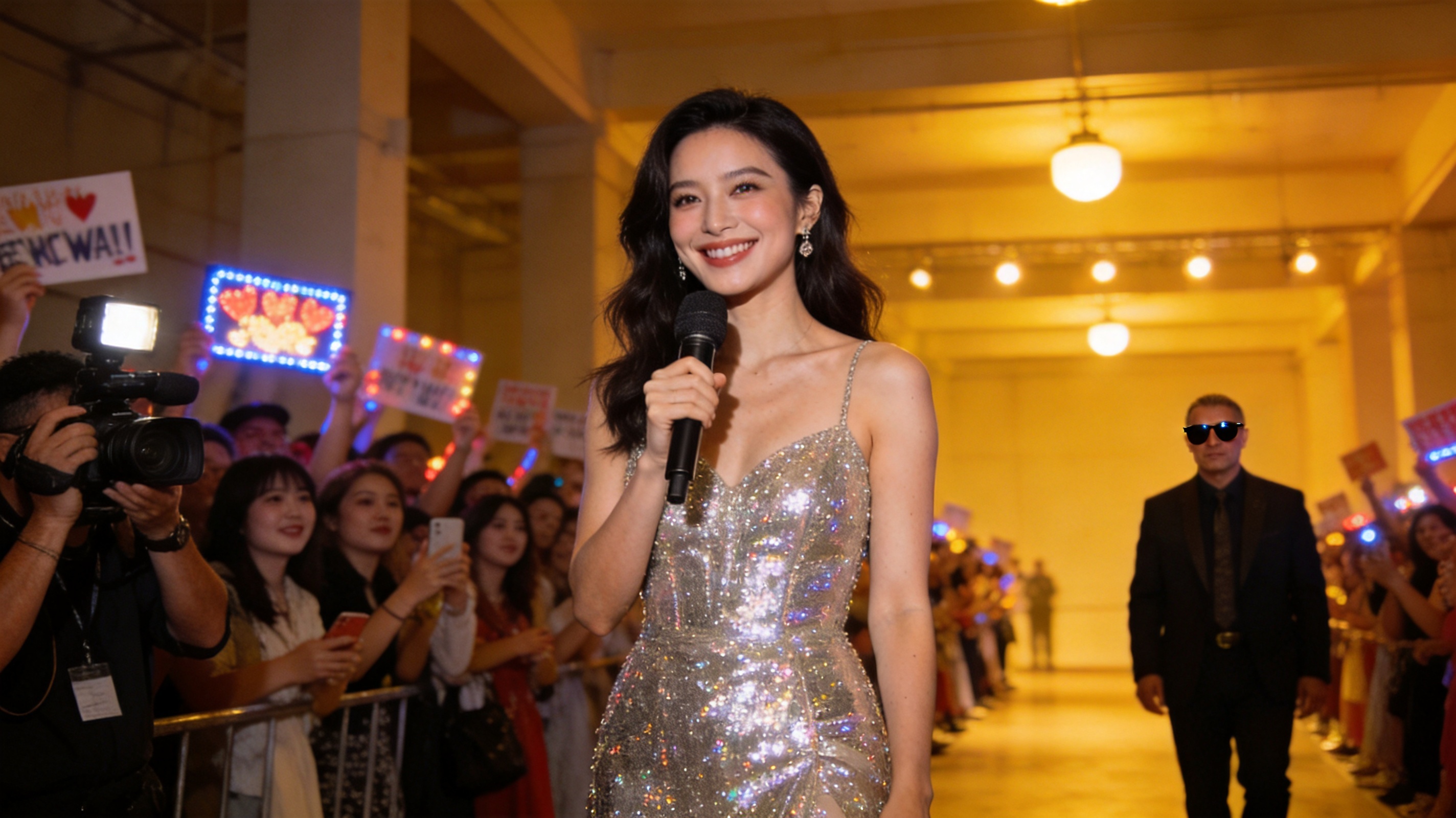 顶流女星现场活动照